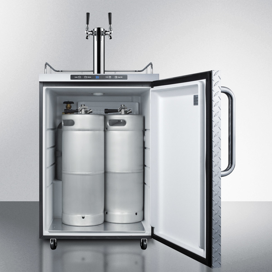 24" Wide Outdoor Kegerator SBC635MOSDPLTWIN