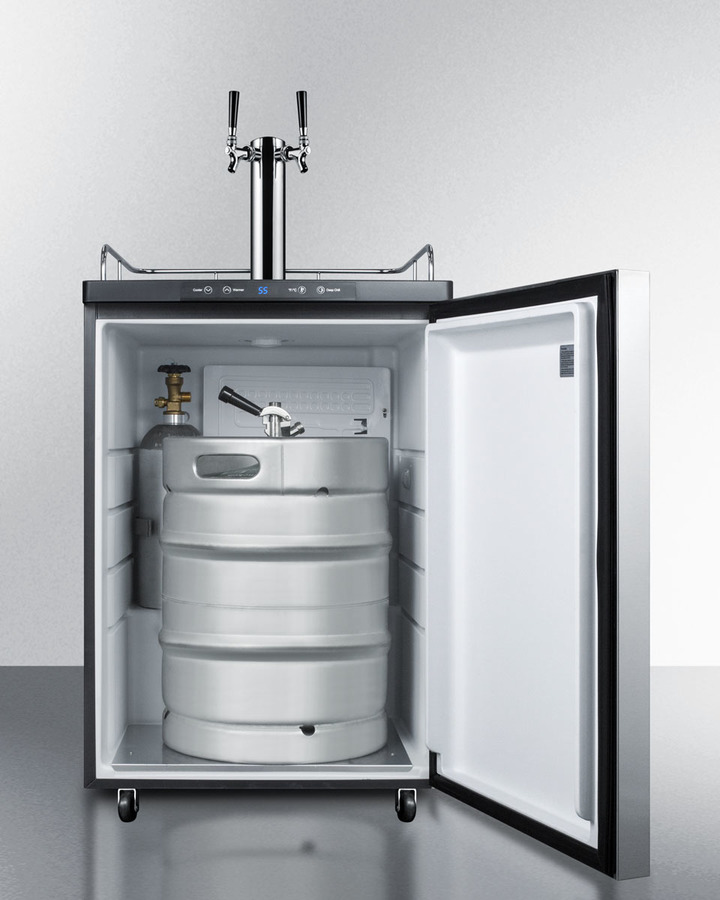24" Wide Kegerator SBC635MSSHHTWIN