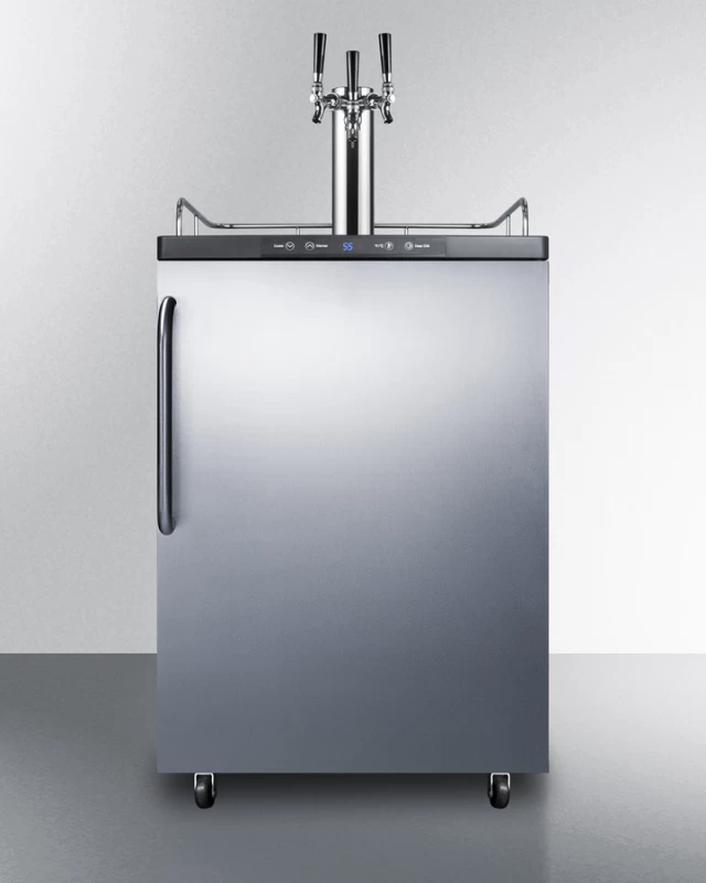 24" Wide Kegerator SBC635MSSTBTRIPLE