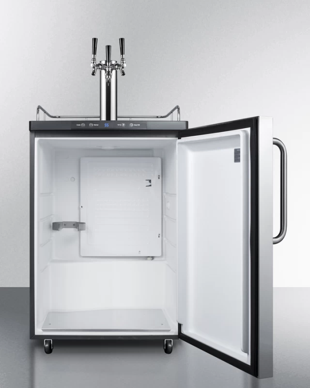 24" Wide Kegerator SBC635MSSTBTRIPLE