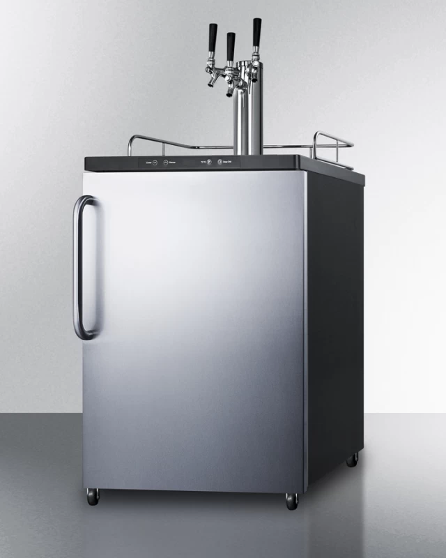 24" Wide Kegerator SBC635MSSTBTRIPLE