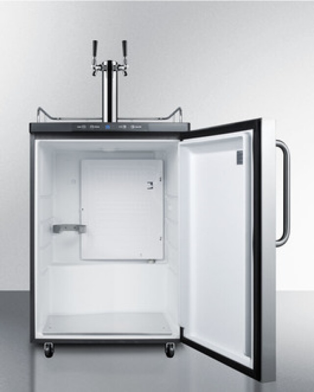 24" Wide Kegerator SBC635MSSTBTWIN