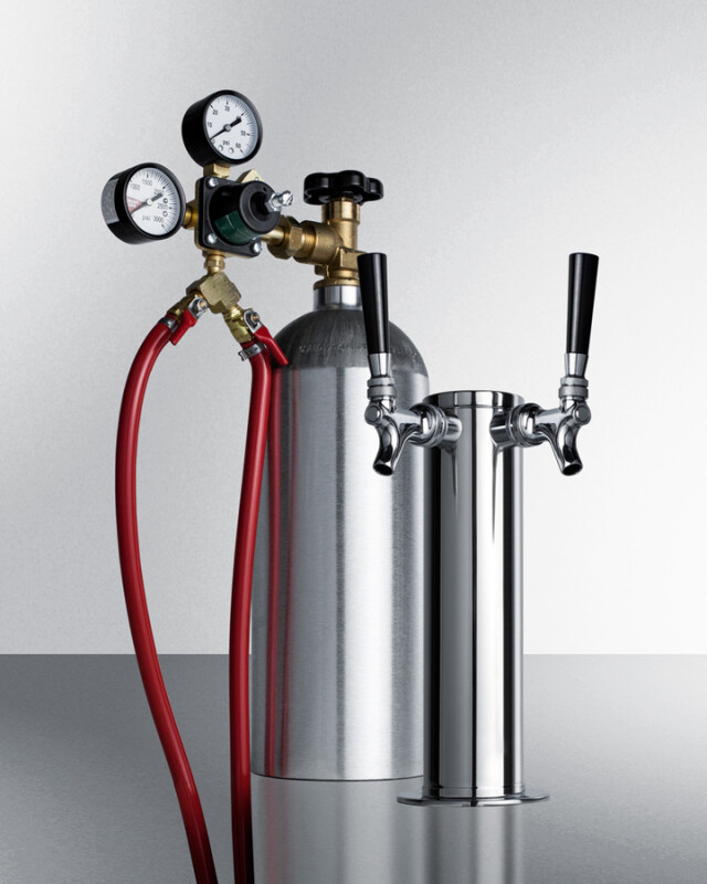24" Wide Built-In Cold Brew Coffee Kegerator SBC682CFTWIN