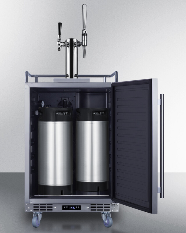 24" Wide Built-In Cold Brew/Nitro Coffee Kegerator SBC682CMTWIN