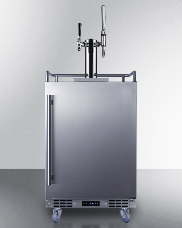 24" Wide Built-In Cold Brew/Nitro Coffee Kegerator SBC682CMTWIN
