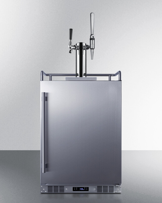 24" Wide Built-In Cold Brew/Nitro Coffee Kegerator SBC682CMTWIN