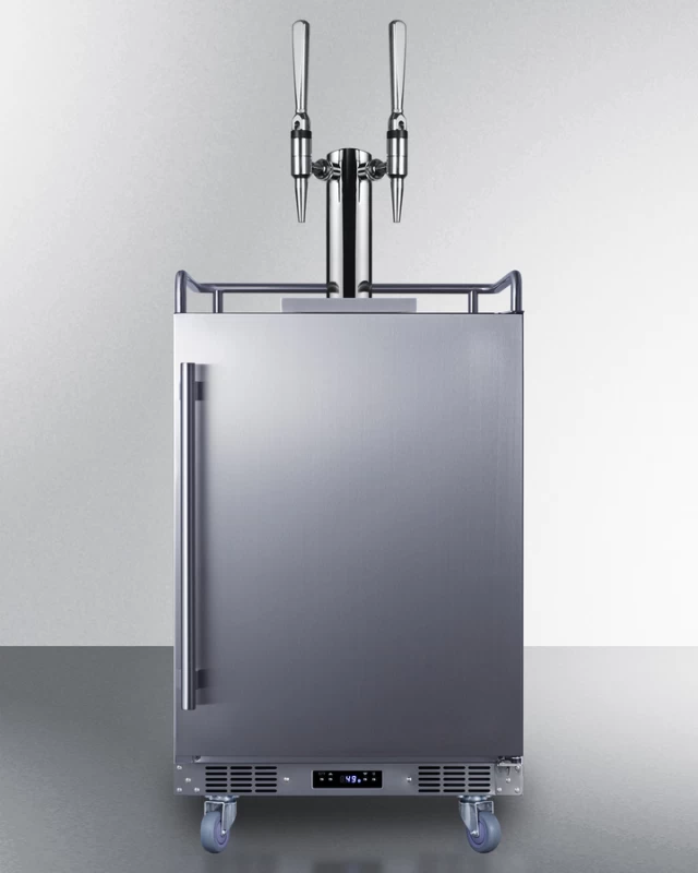 24" Wide Built-In Nitro Coffee Kegerator SBC682NCFTWIN