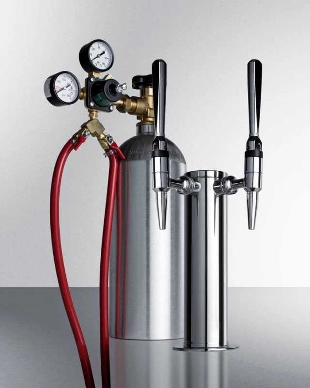 24" Wide Built-In Nitro Coffee Kegerator SBC682NCFTWIN