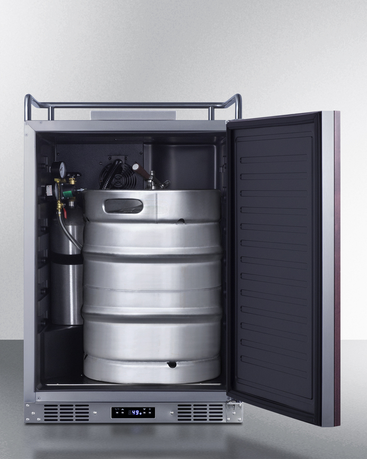 24" Wide Built-In Kegerator (Panel Not Included) SBC682NKPNR