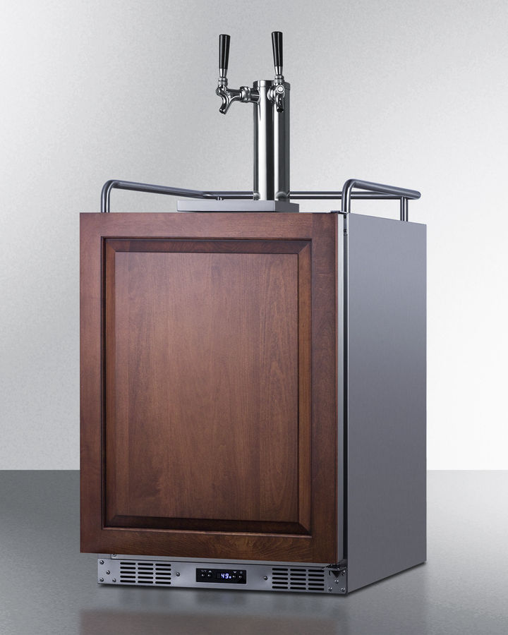 24" Wide Built-In Cold Brew Coffee Kegerator (Panel Not Included) SBC682PNRCFTWIN