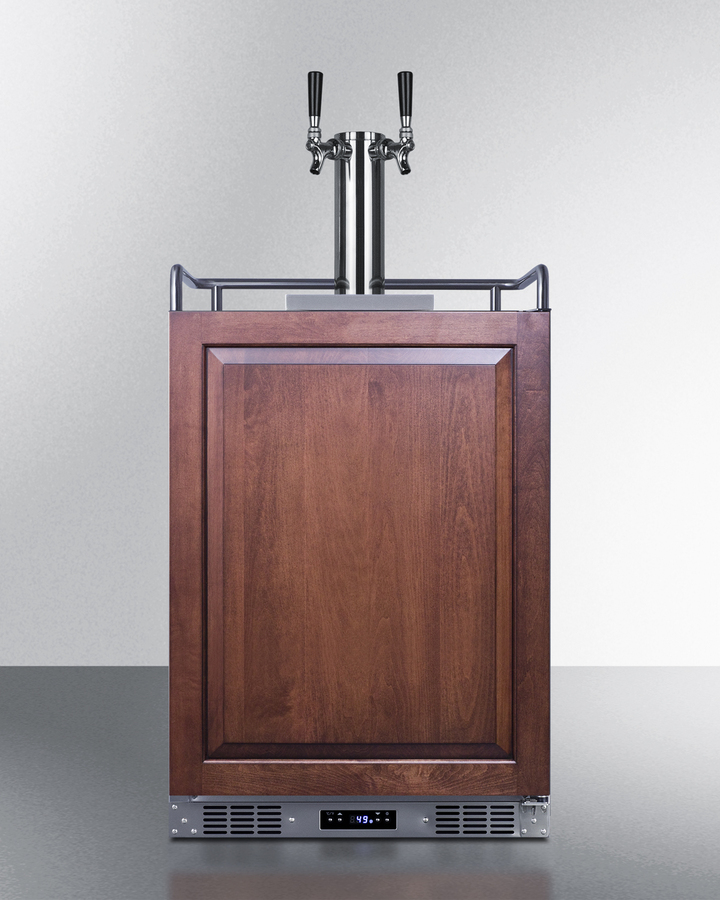 24" Wide Built-In Cold Brew Coffee Kegerator (Panel Not Included) SBC682PNRCFTWIN