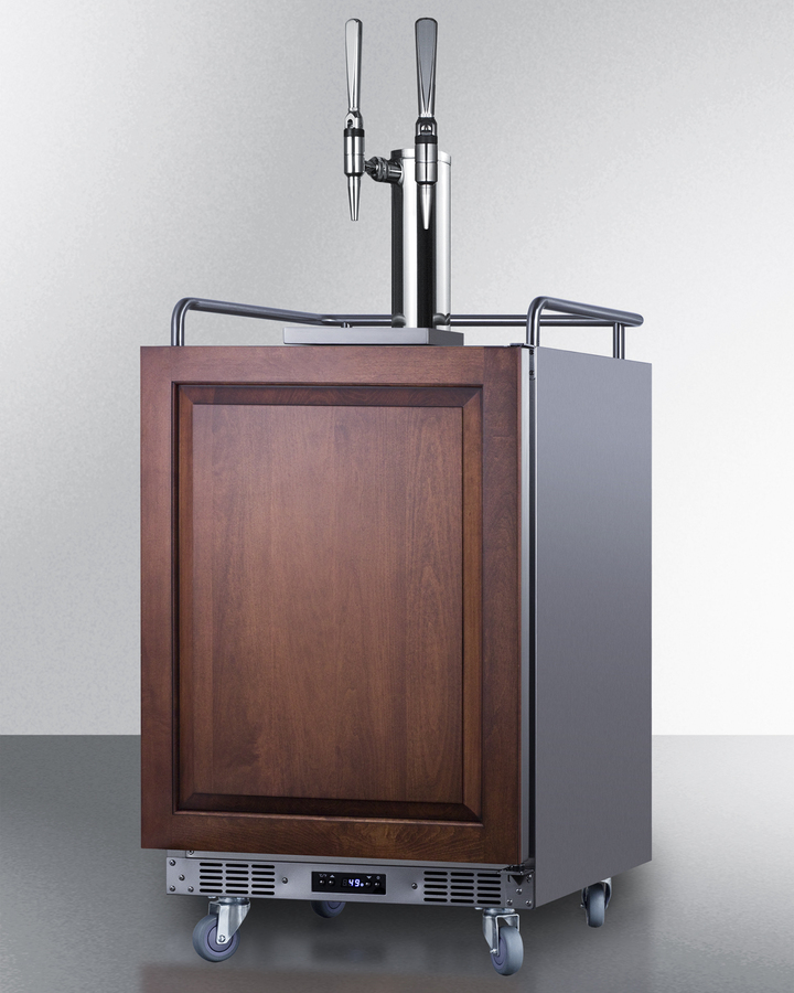 24" Wide Built-In Nitro Coffee Kegerator (Panel Not Included) SBC682PNRNCFTWIN