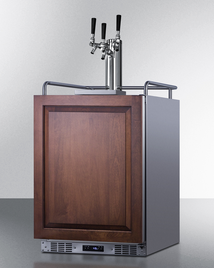 24" Wide Built-In Kegerator (Panel Not Included) SBC682PNRTRIPLE
