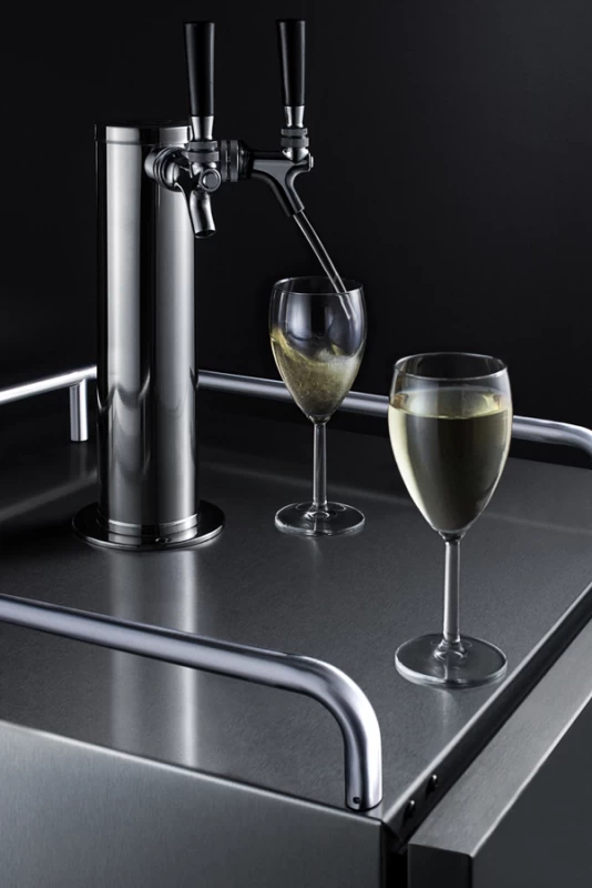 24" Wide Built-In Wine Kegerator SBC682WKDTWIN