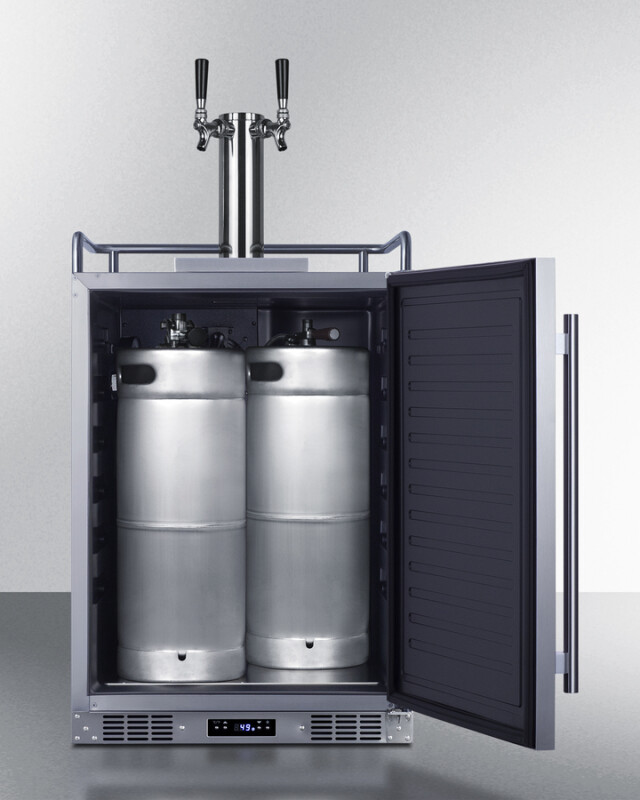 24" Wide Built-In Outdoor Beer Kegerator view 3