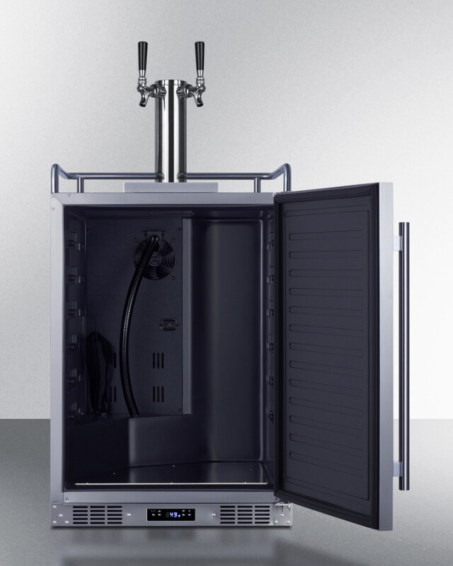 24" Wide Built-In Outdoor Beer Kegerator view 4