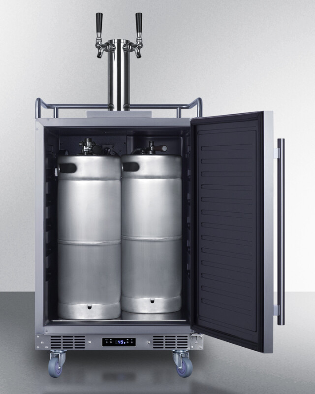 24" Wide Built-In Outdoor Beer Kegerator view 7