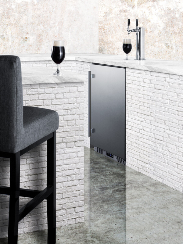 24" Wide Built-In Outdoor Beer & Coffee Kegerator SBC683OSTWINCFB