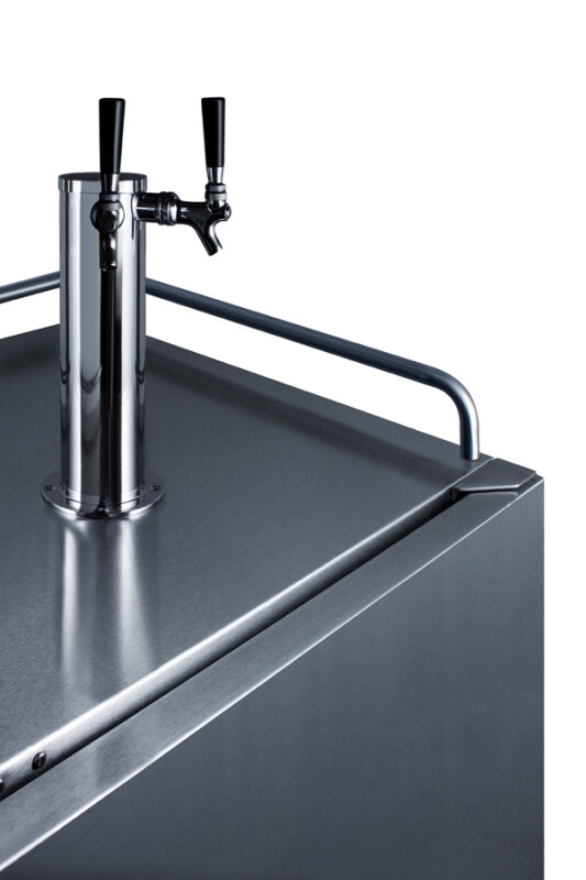 24" Wide Built-In Outdoor Beer & Coffee Kegerator SBC683OSTWINCFB