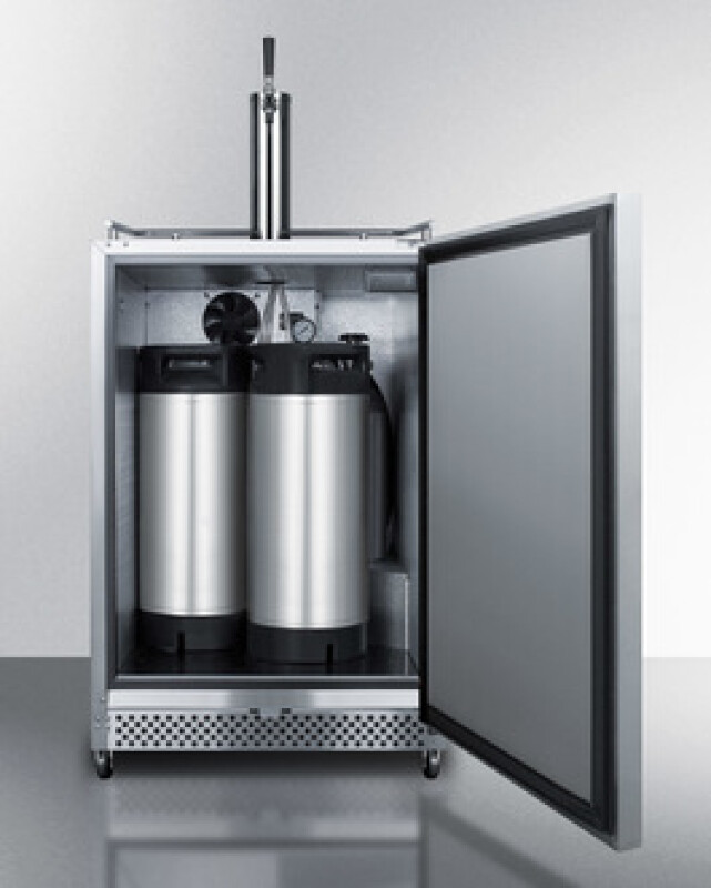 24" Wide Built-In Outdoor Cold Brew Coffee Kegerator SBC695OSCF