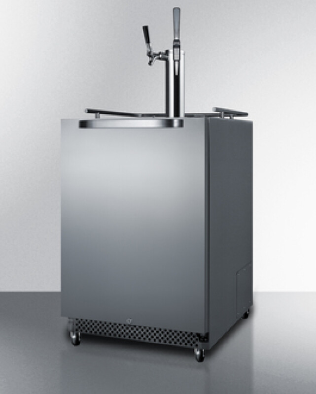 24" Wide Built-In Outdoor Cold Brew/Nitro-Infused Coffee Kegerator SBC695OSCMTWIN