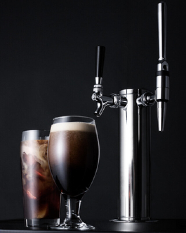 24" Wide Built-In Outdoor Cold Brew/Nitro-Infused Coffee Kegerator SBC695OSCMTWIN