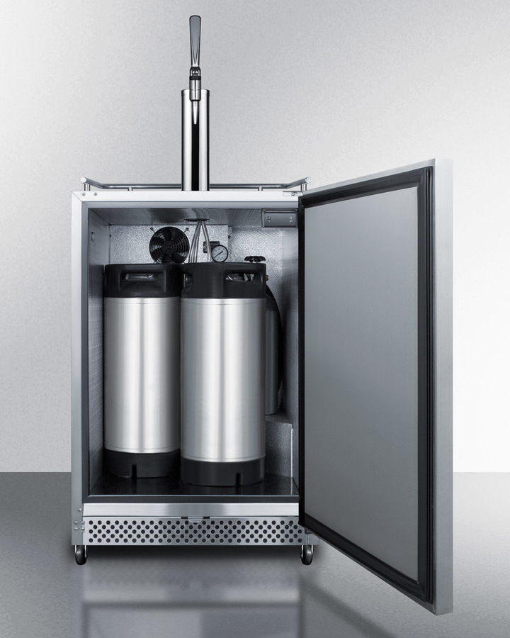 24" Wide Built-In Outdoor Nitro-Infused Coffee Kegerator SBC695OSNCF