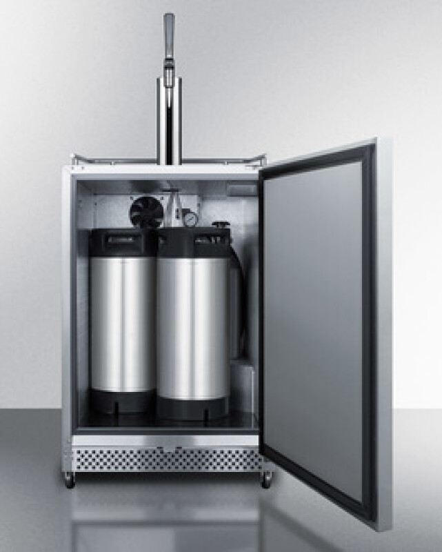 24" Wide Built-In Outdoor Nitro-Infused Coffee Kegerator SBC695OSNCF