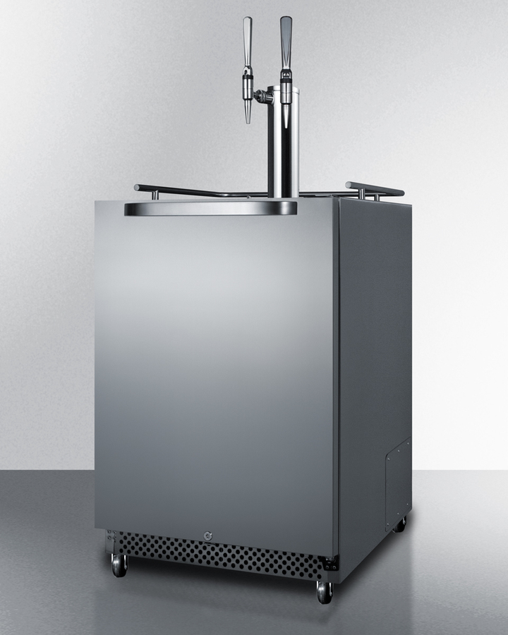 24" Wide Built-In Outdoor Nitro-Infused Coffee Kegerator SBC695OSNCFTWIN