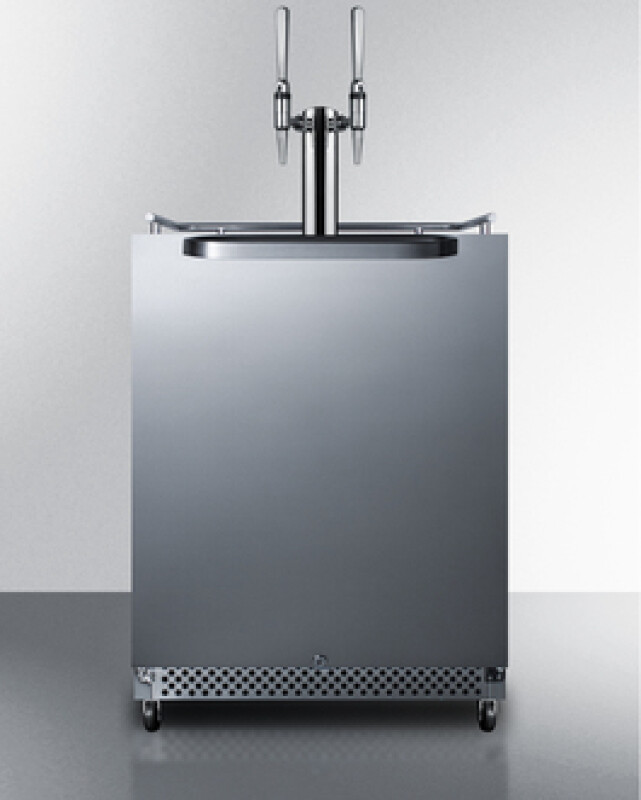 24" Wide Built-In Outdoor Nitro-Infused Coffee Kegerator SBC695OSNCFTWIN
