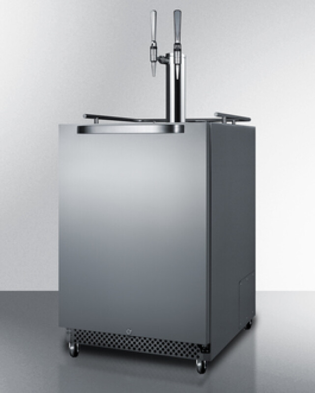 24" Wide Built-In Outdoor Nitro-Infused Coffee Kegerator SBC695OSNCFTWIN
