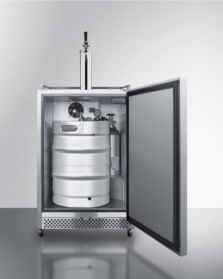 24" Wide Built-In Outdoor Kegerator with TapLock SBC695OSTL