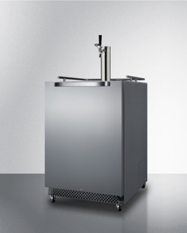24" Wide Built-In Outdoor Kegerator with TapLock SBC695OSTL