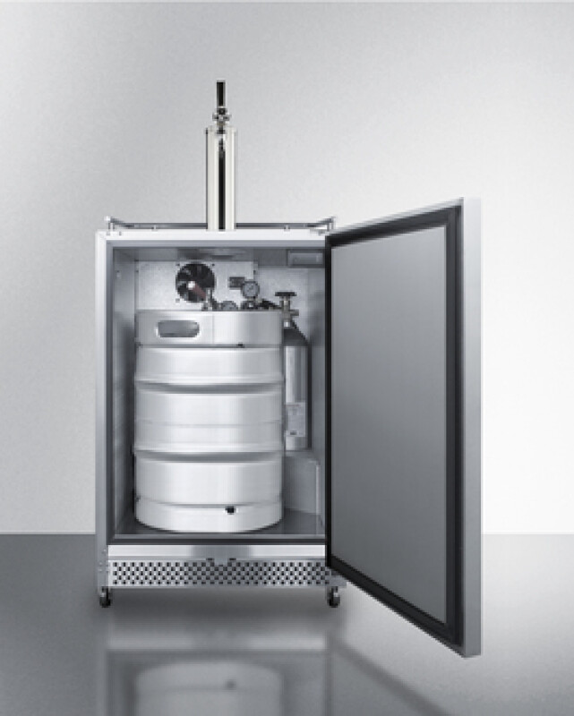 24" Wide Built-In Outdoor Kegerator with TapLock SBC695OSTL