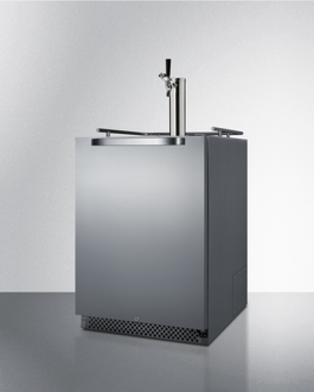 24" Wide Built-In Outdoor Kegerator with TapLock SBC695OSTL