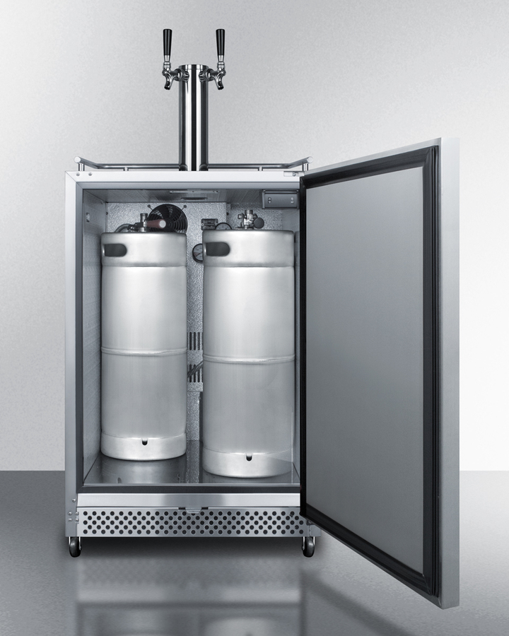 24" Wide Built-In Outdoor Kegerator SBC695OSTWIN
