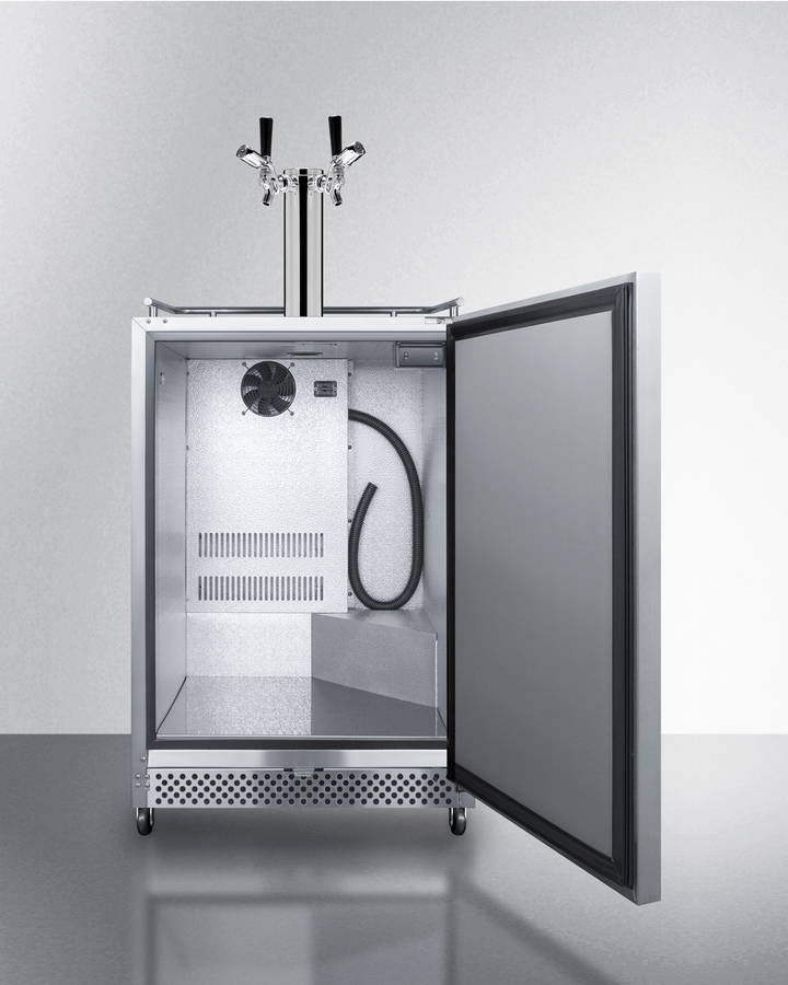 24" Wide Built-In Outdoor Kegerator with TapLocks SBC695OSTWINTL