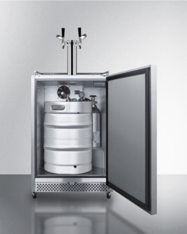 24" Wide Built-In Outdoor Kegerator with TapLocks SBC695OSTWINTL