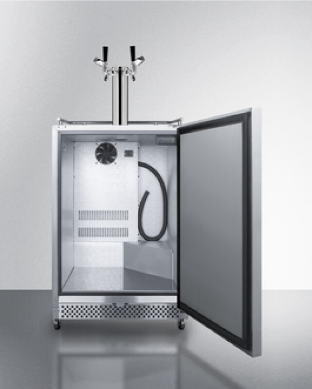 24" Wide Built-In Outdoor Kegerator with TapLocks SBC695OSTWINTL