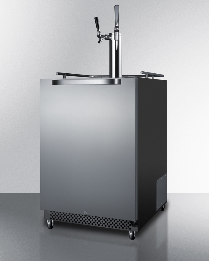 24" Wide Built-In Outdoor Cold Brew/Nitro Coffee Kegerator SBC696OSCMTWIN