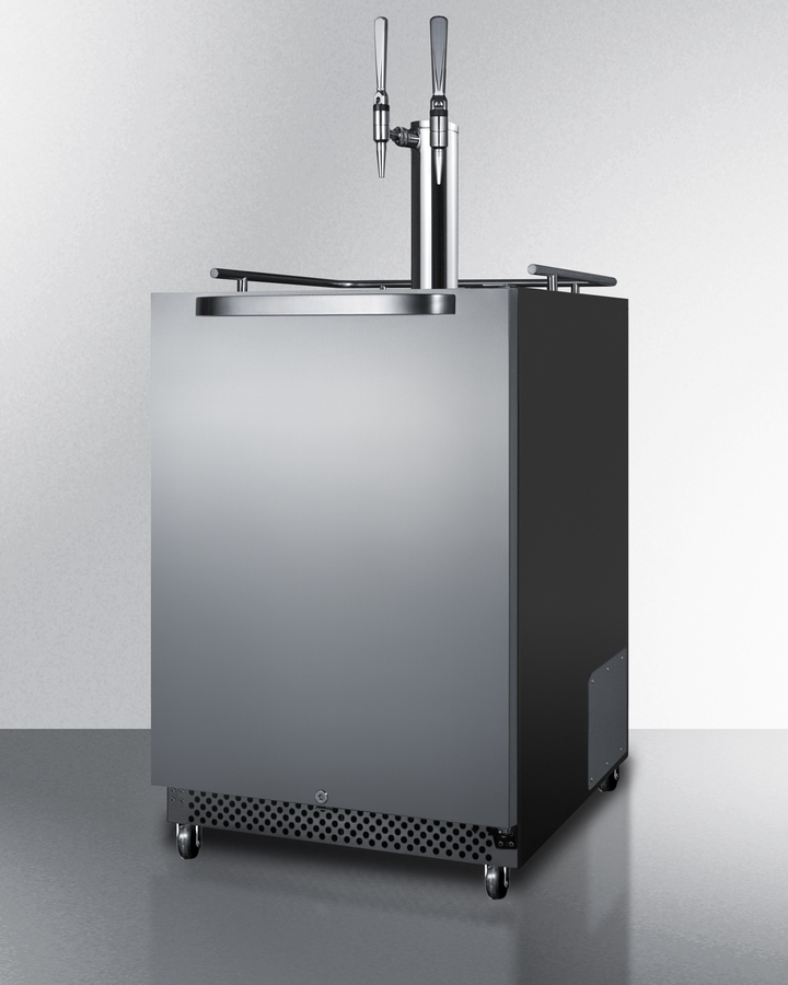 24" Wide Built-In Outdoor Nitro Coffee Kegerator SBC696OSNCFTWIN
