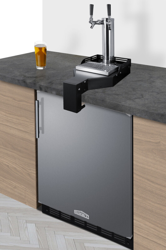 24" Wide Built-In Floating Tap Cold Brew Kegerator SBC7BRSFLTWCFADA