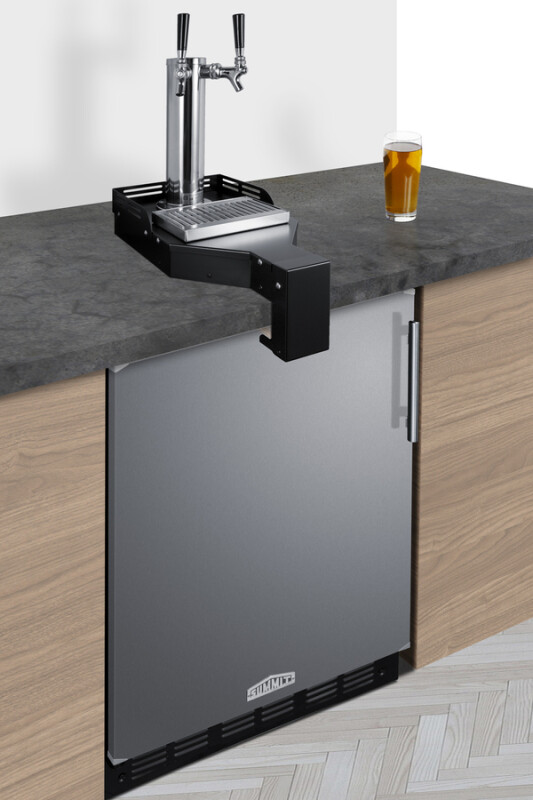 24" Wide Built-In Floating Tap Cold Brew Kegerator SBC7BRSFLTWCFADALHD