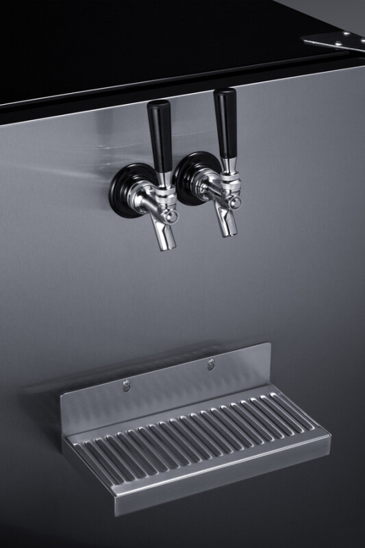 24" Wide Front Tap Built-In Cold Brew Coffee Kegerator SBC7BRSFRTPCF