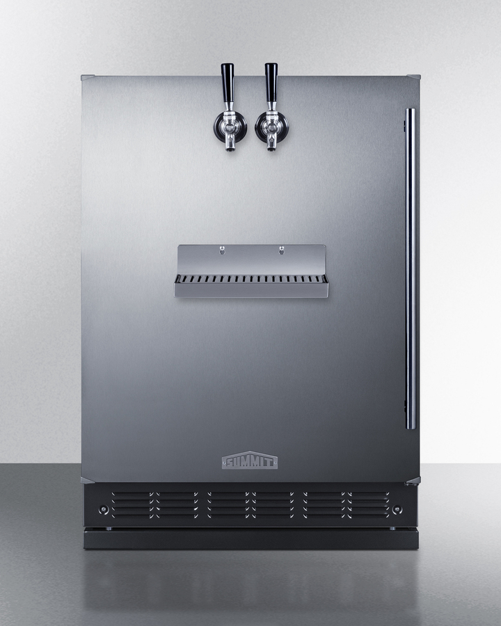 24" Wide Front Tap Built-In Beer Kegerator SBC7BRSFRTPLHD