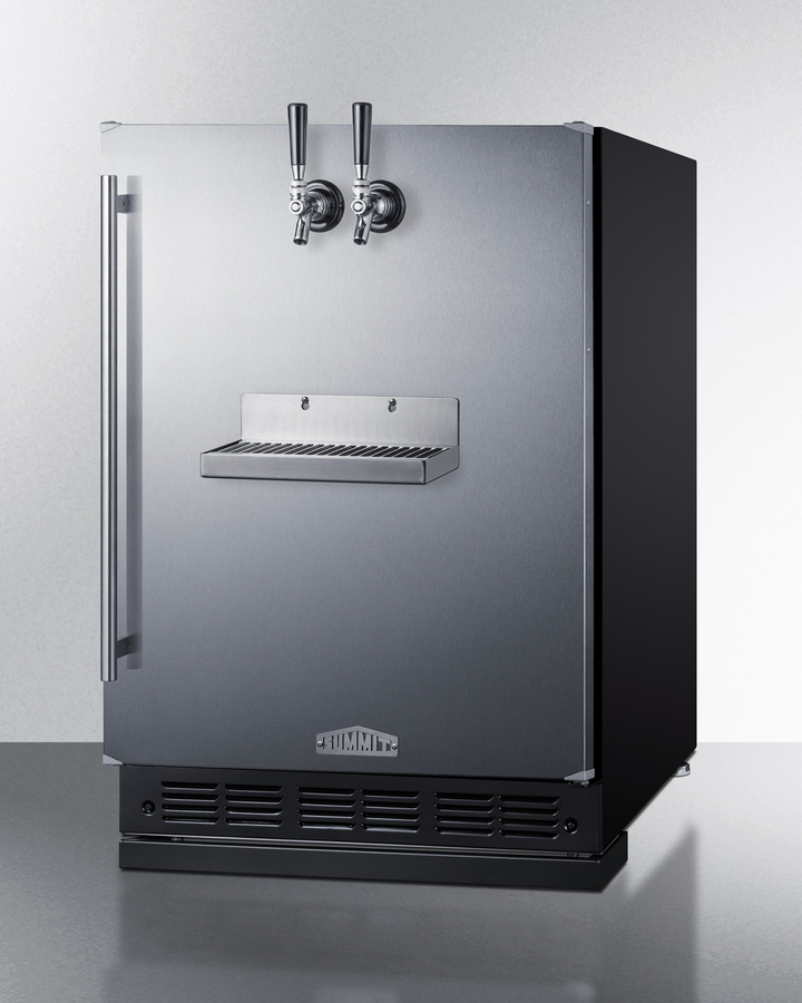 24" Wide Front Tap Built-In Beer Kegerator SBC7BRSFRTP