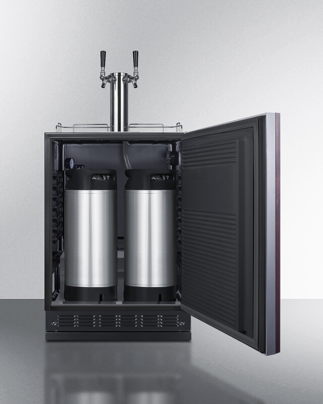 24" Wide Cold Brew Coffee Kegerator (Panel Not Included) SBC7BRSIFCF2