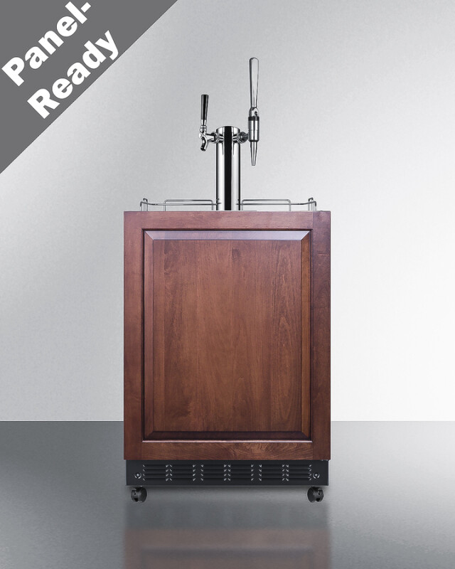 24" Wide Cold Brew/Nitro Kegerator (Panel Not Included) SBC7BRSIFCM2