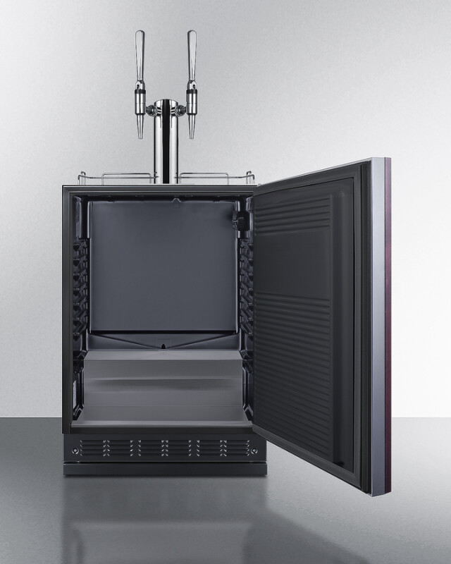 24" Wide Nitro Coffee Kegerator (Panel Not Included) SBC7BRSIFNCF2