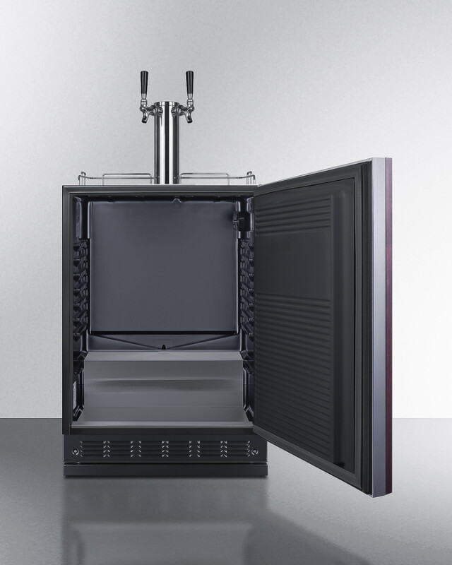 24" Wide Wine Kegerator (Panel Not Included) SBC7BRSIFWK2